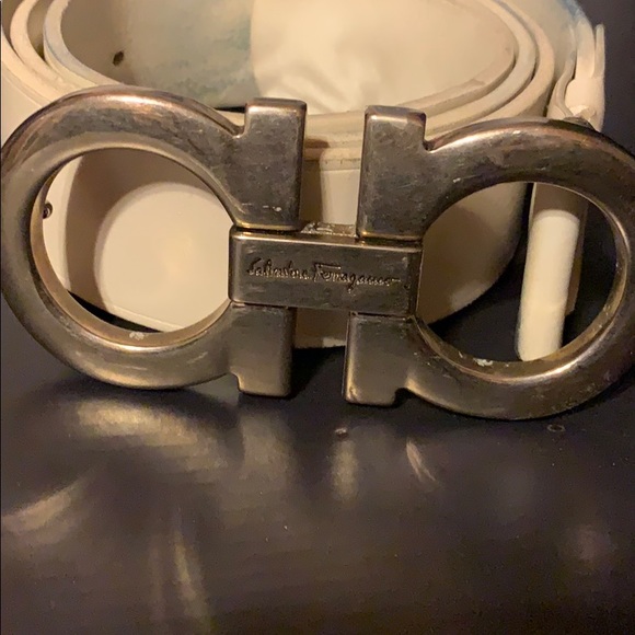 Salvatore Ferragamo Other - Preowned White Ferragamo Belt